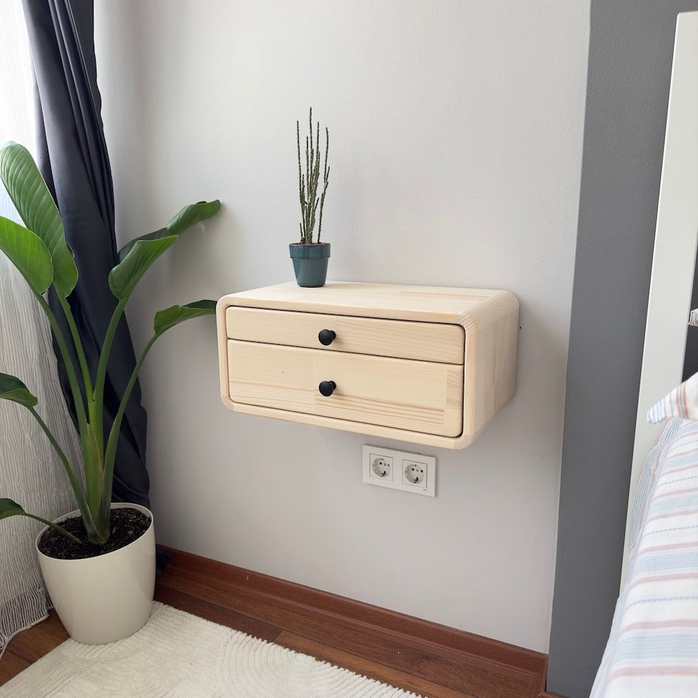 Drawer nightstand,Floating Nightstand,Wall nightstand