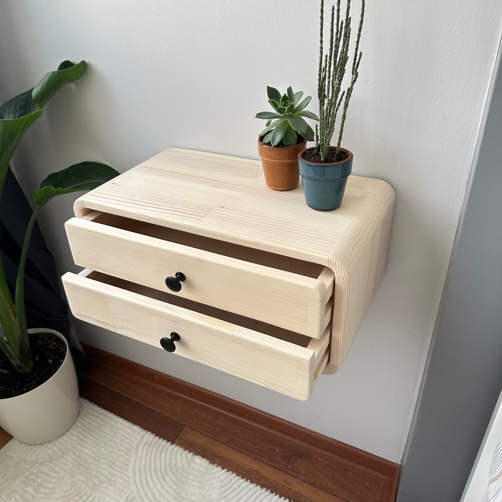 Drawer nightstand,Floating Nightstand,Wall nightstand