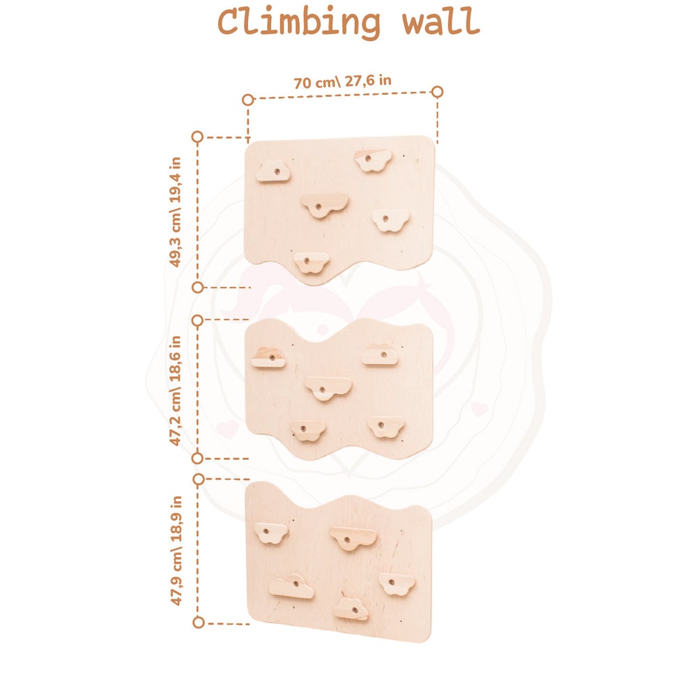 88x78" Swedish Ladder, Wall Games, Climbing Panels, Indoor Climbing Wall, Monkey Bars, Indoor Swing, Montessori Climbing