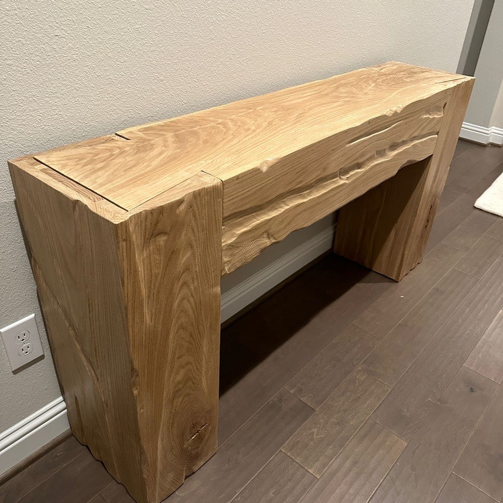 UBUD White Oak Console 12.75” depth