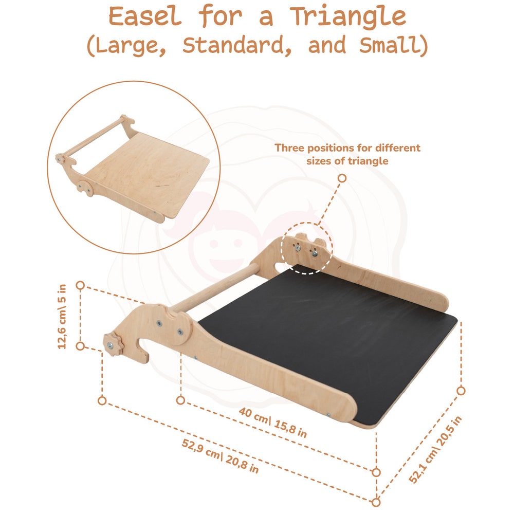 Two-sided Art Board, Kids Desk, Foldable Easel, Chalkboard, Montessori Toddler, Art Supplies