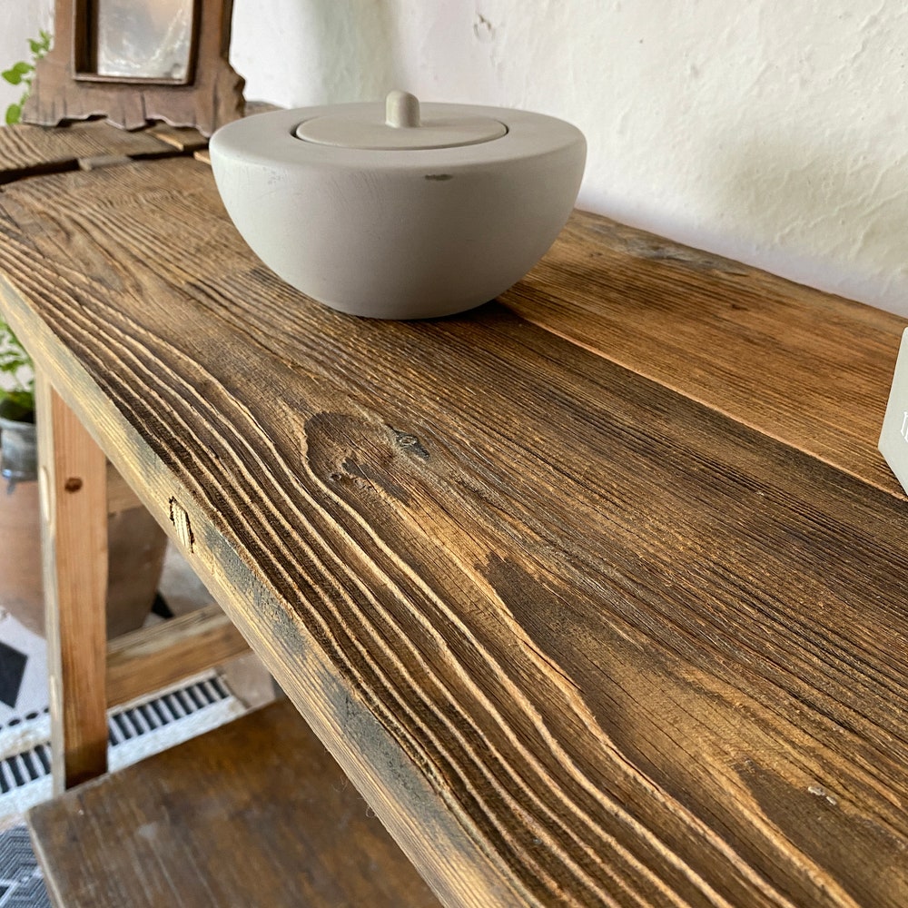 Console Table, Unique Rustic/Reclaimed Wood, Custom Farmhouse Hallway Sofa Entrway Wooden Solid Foyer Dresser Entry Table Gift for Women/Her