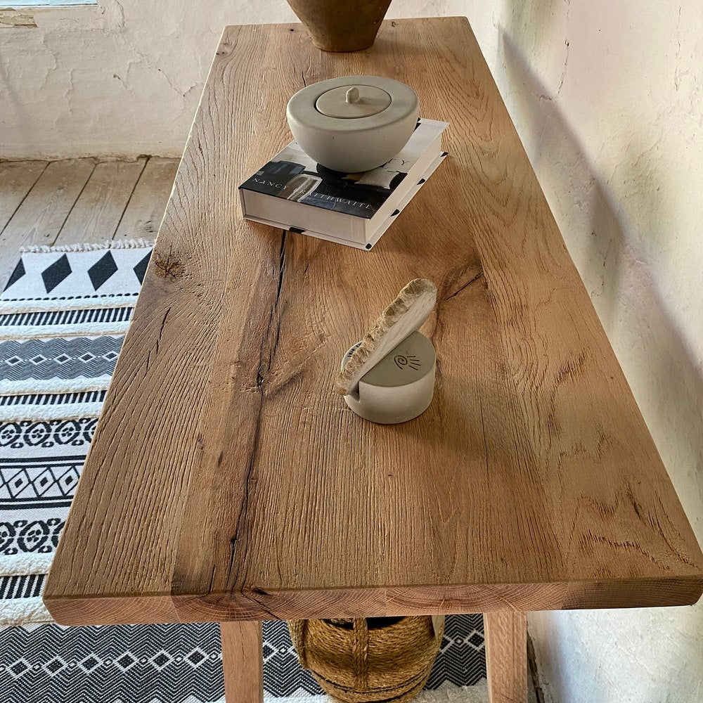 Console Table, Unique Rustic/Reclaimed Wood, Custom Farmhouse Hallway Sofa Entrway Wooden Solid Foyer Dresser Entry Table Gift for Women/Her