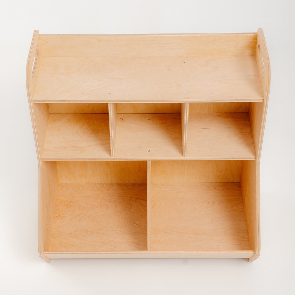 Classroom shelves, Nursery Storage, Playroom Decor, Toddler Bookshelf, Montessori furniture, Storage unit stuff, Preschool Toy display shelf