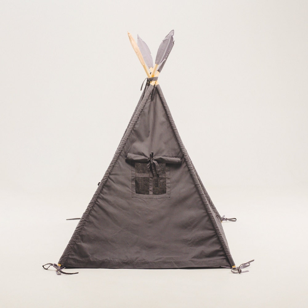Toddler Teepee Tent for Kids with Soft mat and pillows, Indoor Playroom, Nursery Boho Decor, 1st Birthday Gift, Baby Shower Decoration Theme