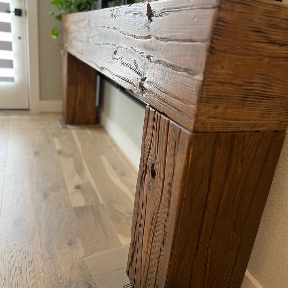 Three Beam Console Table