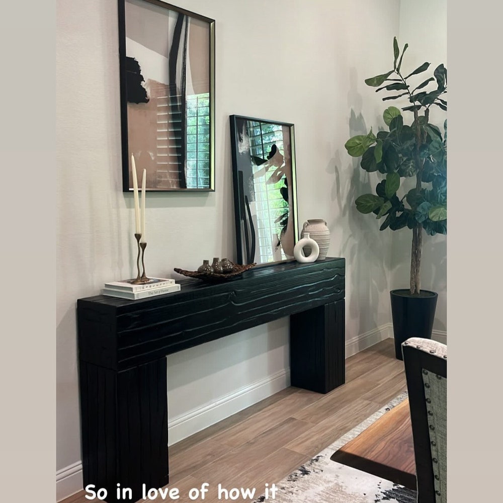 Three Beam Console Table