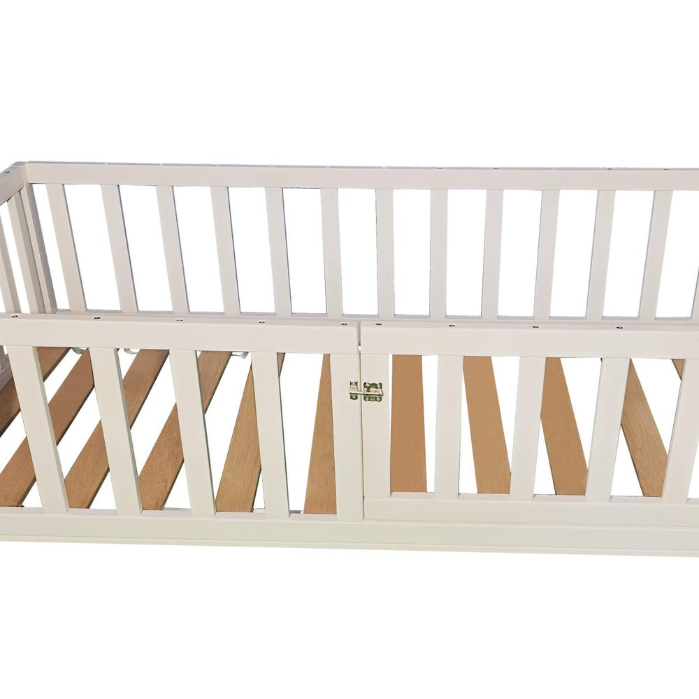 Toddler Floor Bed Choose The Color Option | Montessori Inspired Bed | Floor Bed with 6.3cm Between Rails | Toddler Bed | Co-Sleeping Bed