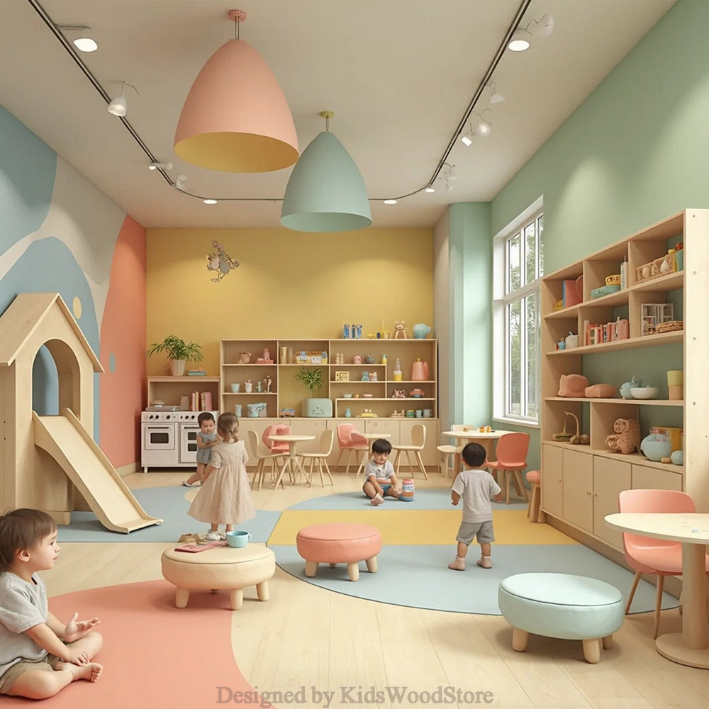Custom Indoor Play Area & Kids Room Furniture for Daycare | Special Design, Production and Delivery Full Service
