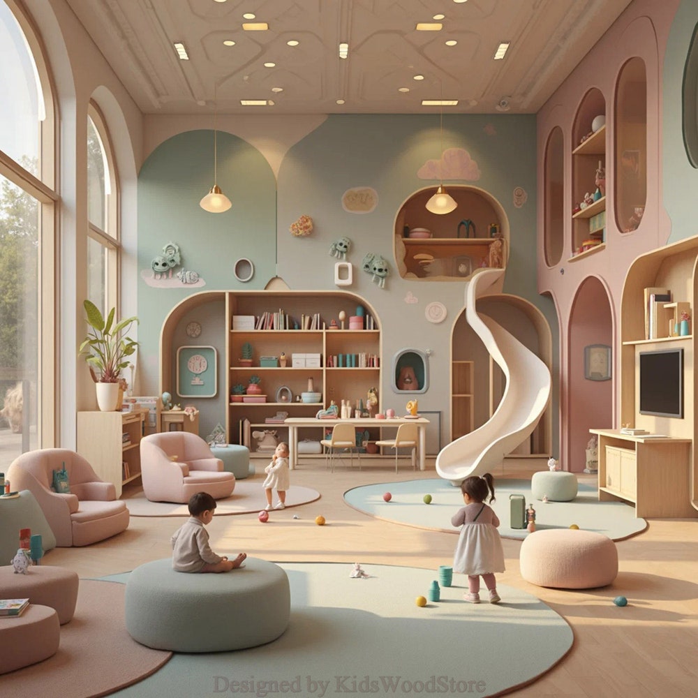 Custom Indoor Play Area & Kids Room Furniture for Daycare | Special Design, Production and Delivery Full Service