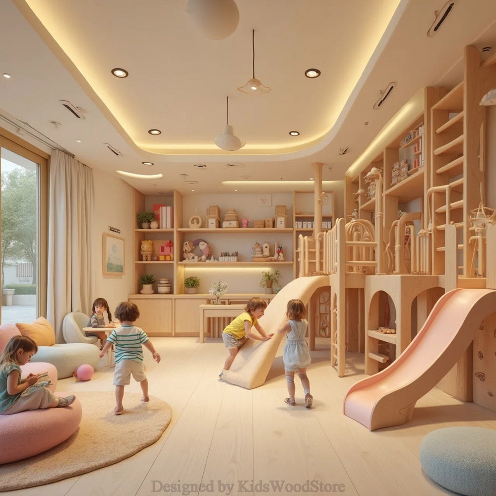 Custom Indoor Play Area & Kids Room Furniture for Daycare | Special Design, Production and Delivery Full Service