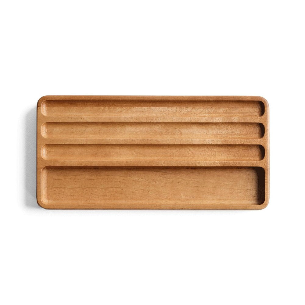 Wooden Desk Organizer Set – Minimalist Tray for Office or Makeup, Pen Holder, Notes Tray, Functional Storage, Perfect Gift for Any Occasion