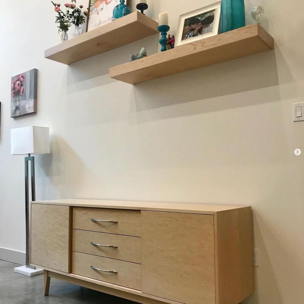 72" Bespoke Statement Credenza - 2 Doors, 3 Drawers - Customize to Your Unique Style