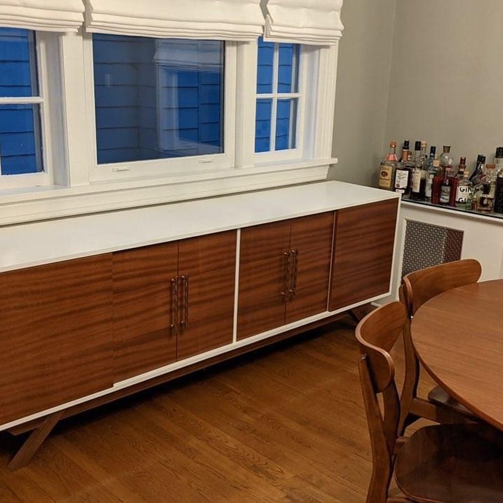 96" Bespoke Statement Credenza - 6 Doors - Customize to Your Unique Style
