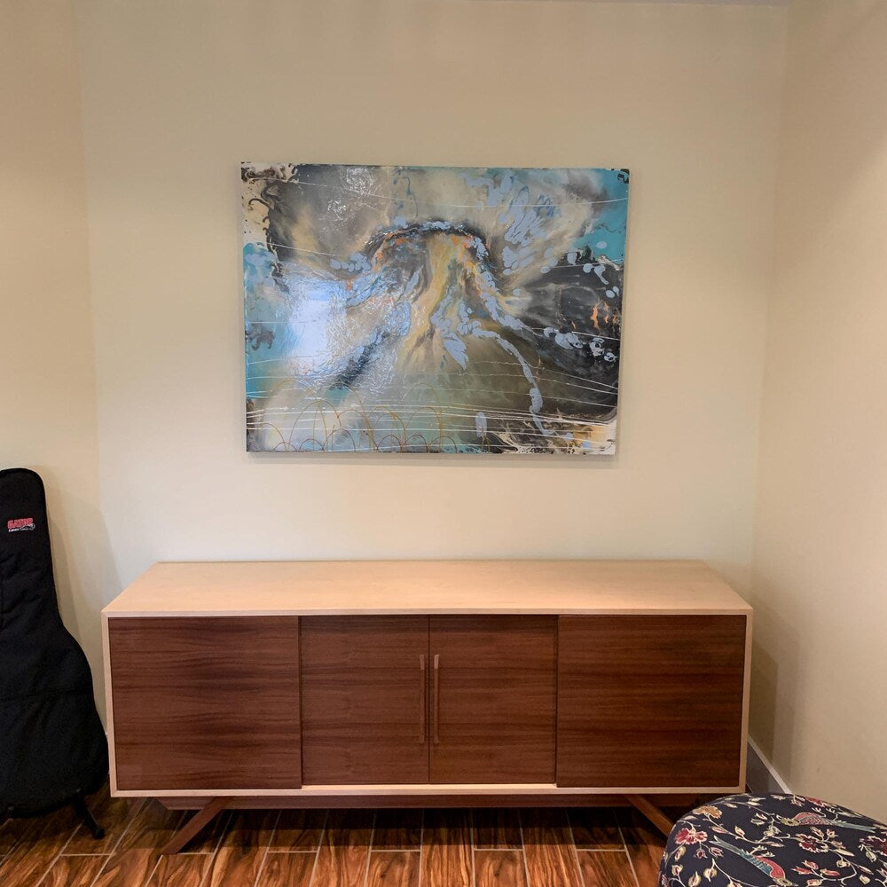 72" Bespoke Media Console - 4 Doors, No Drawers - Customize to Your Unique Style