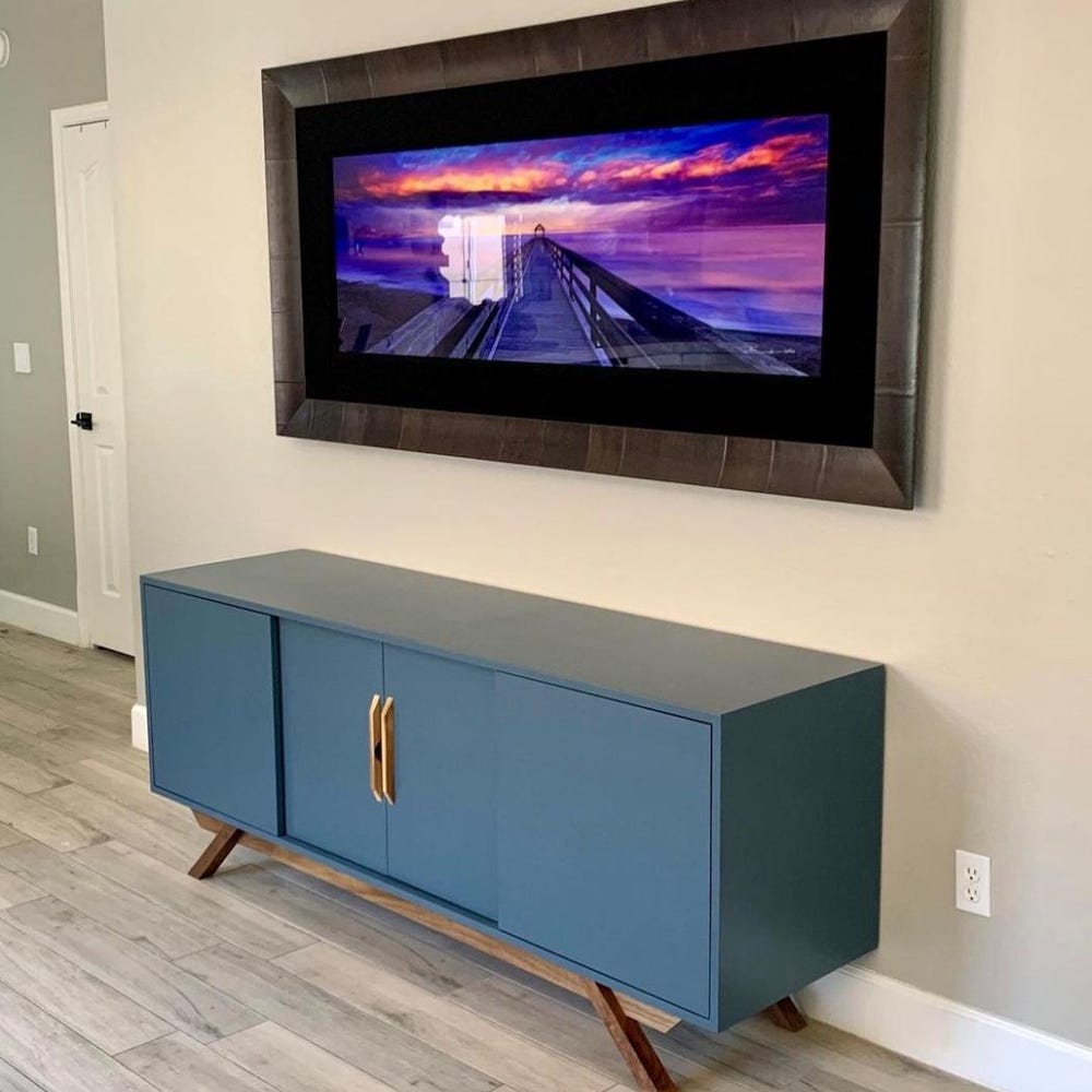 72" Bespoke Media Console - 4 Doors, No Drawers - Customize to Your Unique Style