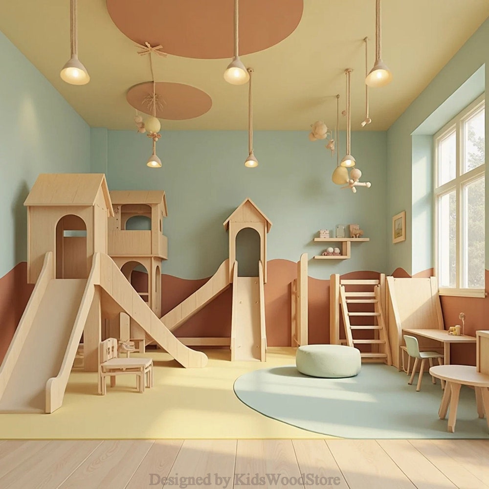 Custom Indoor Play Area & Kids Room Furniture for Daycare | Special Design, Production and Delivery Full Service