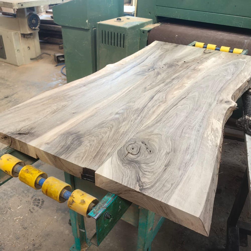 Walnut solid wood table top, live edge wooden dining table, reclaimed wood table, conference room table