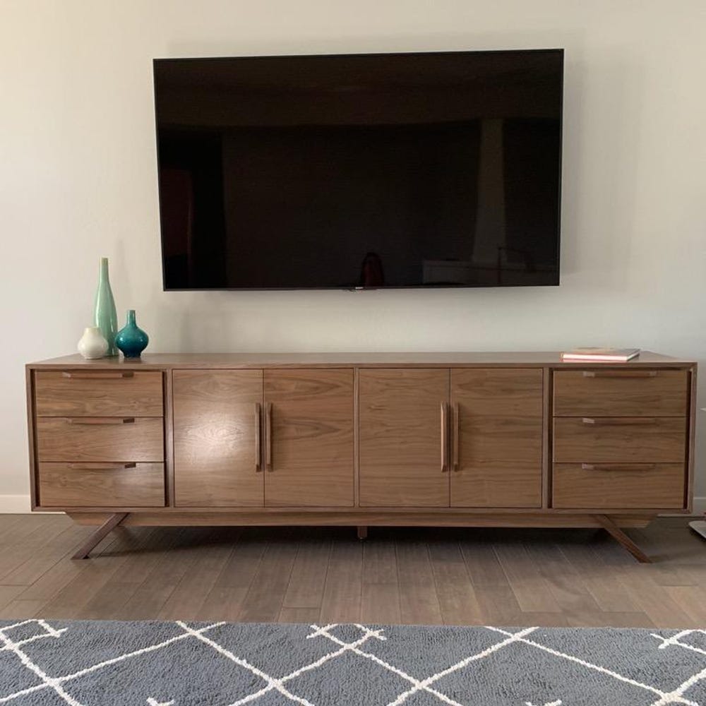 96" Bespoke Statement Credenza - 4 Doors, 6 Drawers - Customize to Your Unique Style
