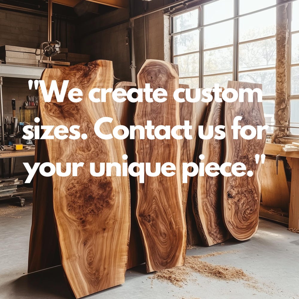 Walnut Coffee Table, Live Edge Coffee Table, Solid Wood Coffee Table, Modern Unique Coffee Table