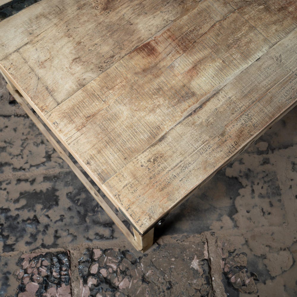 Vintage Reclaimed wooden Dining table | Kitchen and dining | Antique finish folding table | Handmade | Farmhouse Dining Table | Rustic table