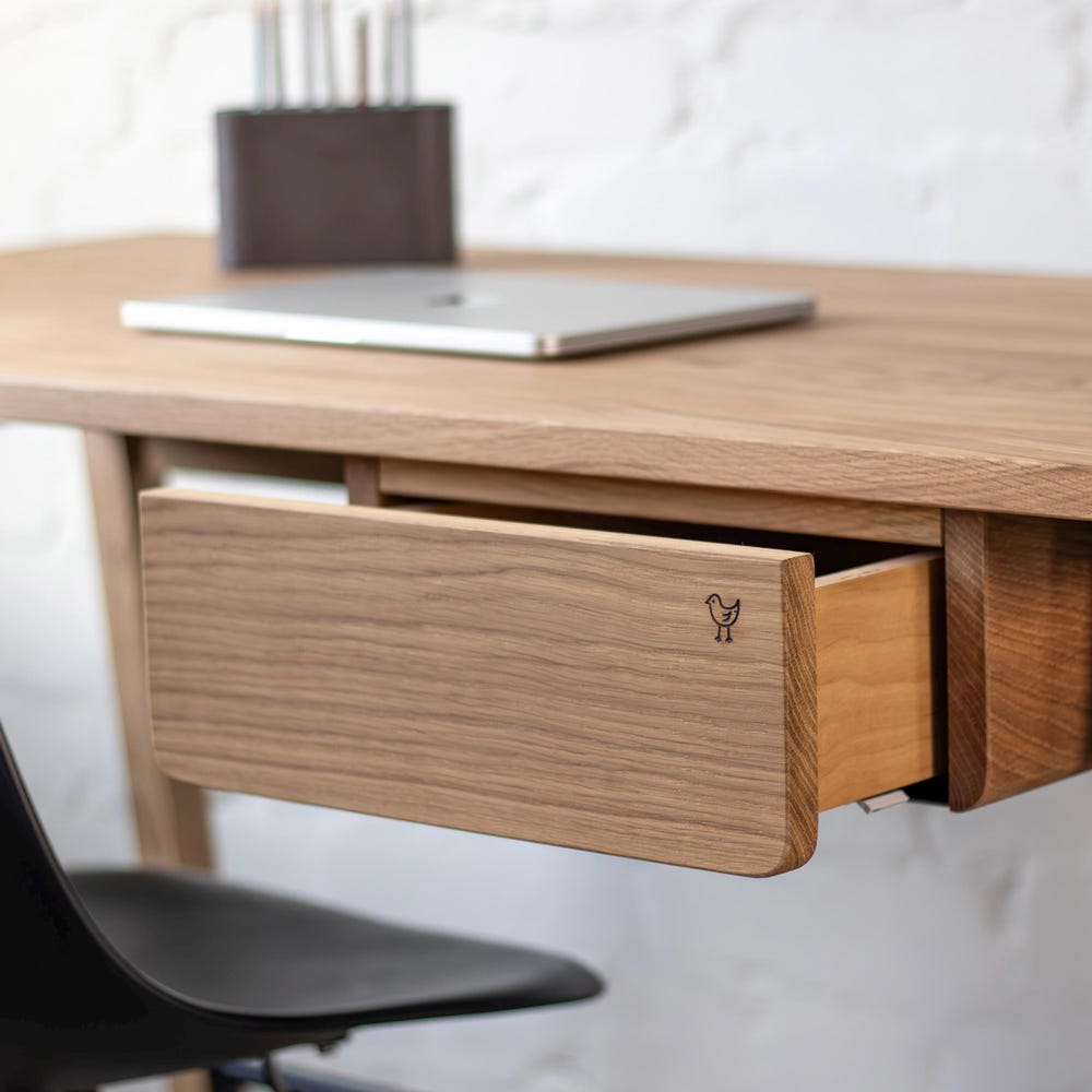Computer Desk Oak Wooden Table Unique Solid Oak Wooden Farmhouse Table Writing Desk Office Table Oak Wooden Executive Home Office Furniture