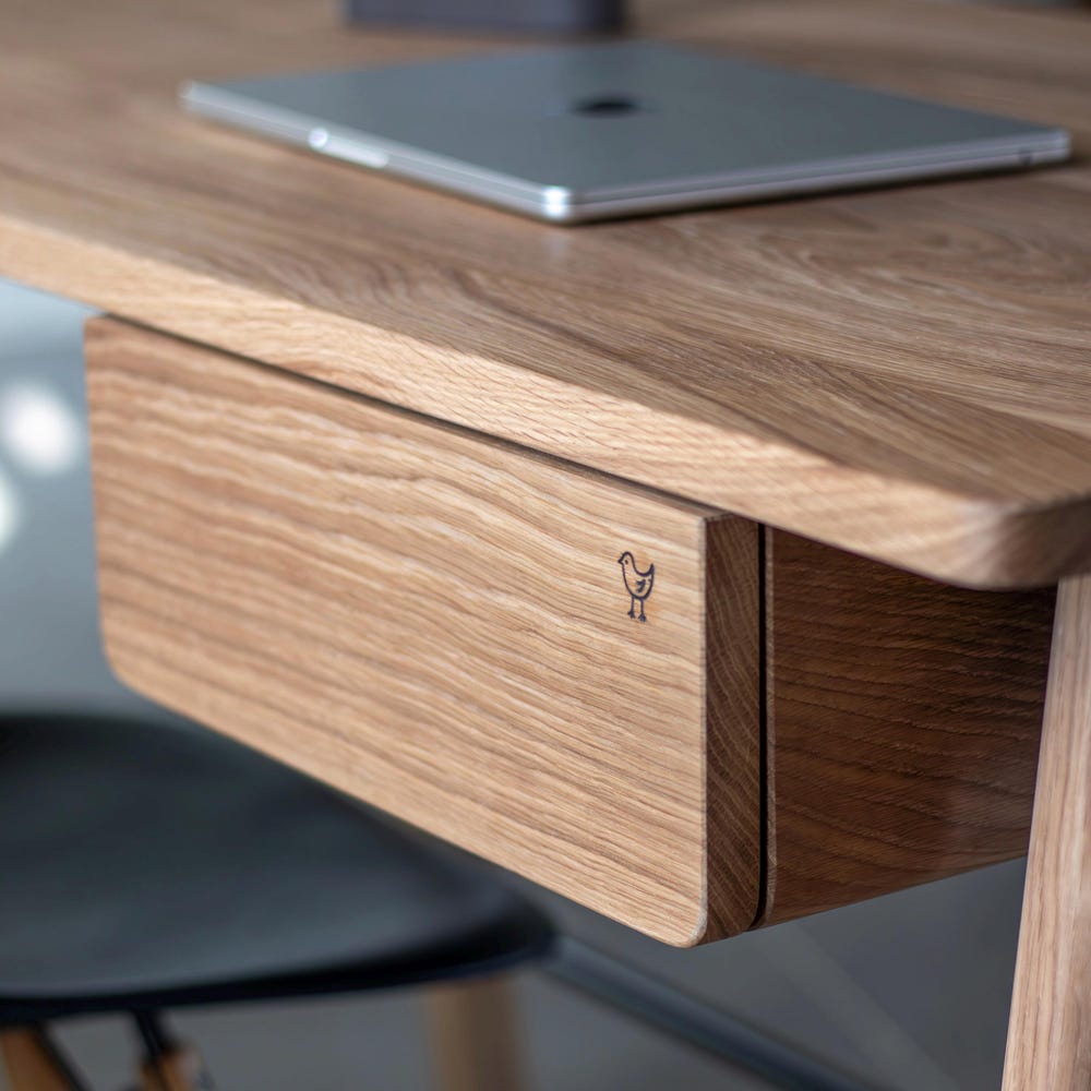 Computer Desk Oak Wooden Table Unique Solid Oak Wooden Farmhouse Table Writing Desk Office Table Oak Wooden Executive Home Office Furniture
