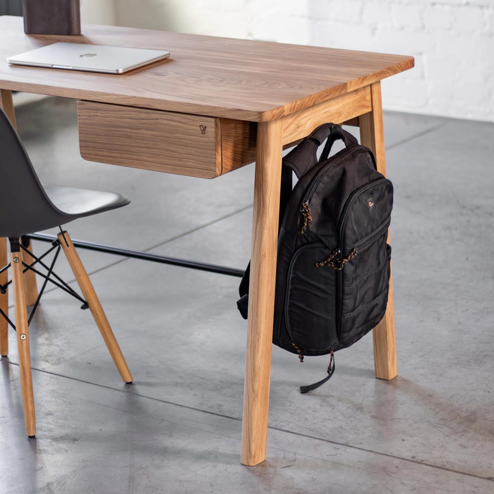 Computer Desk Oak Wooden Table Unique Solid Oak Wooden Farmhouse Table Writing Desk Office Table Oak Wooden Executive Home Office Furniture