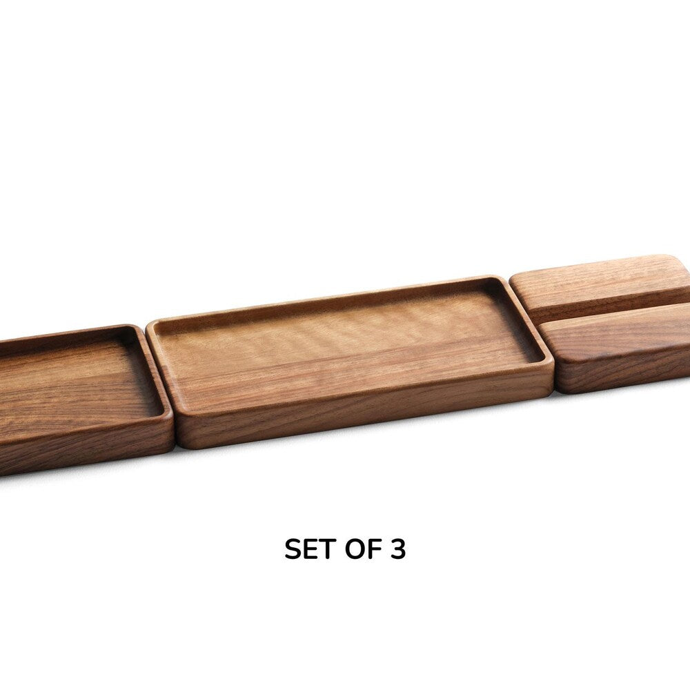 Wooden Desk Organizer Set, Wood Office Accessories, Phone Stand, Minimalist  and Scandinavian Style Wooden Decor, Gift for Mother