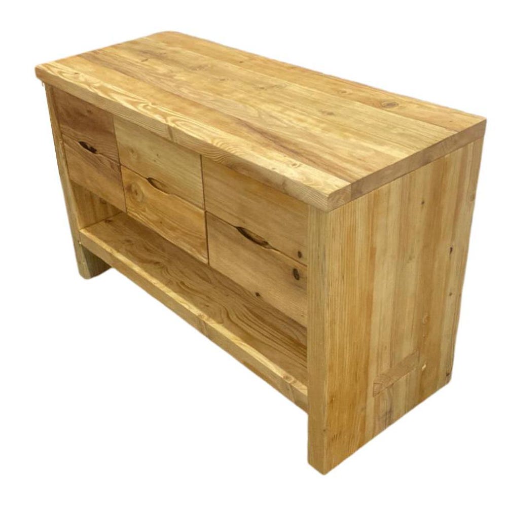 Custom Handmade Rustic Wooden Bathroom Vanity - Farmhouse Style Sink Shelf with Live Edge Reclaimed Handcrafted cabinet Wood Country Style