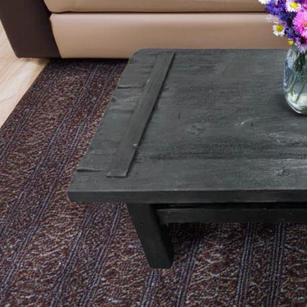 Custom Handmade Rustic Wooden Coffee Table - Farmhouse Style natural Live Edge Reclaimed Handcrafted solid rectangular wood table home decor