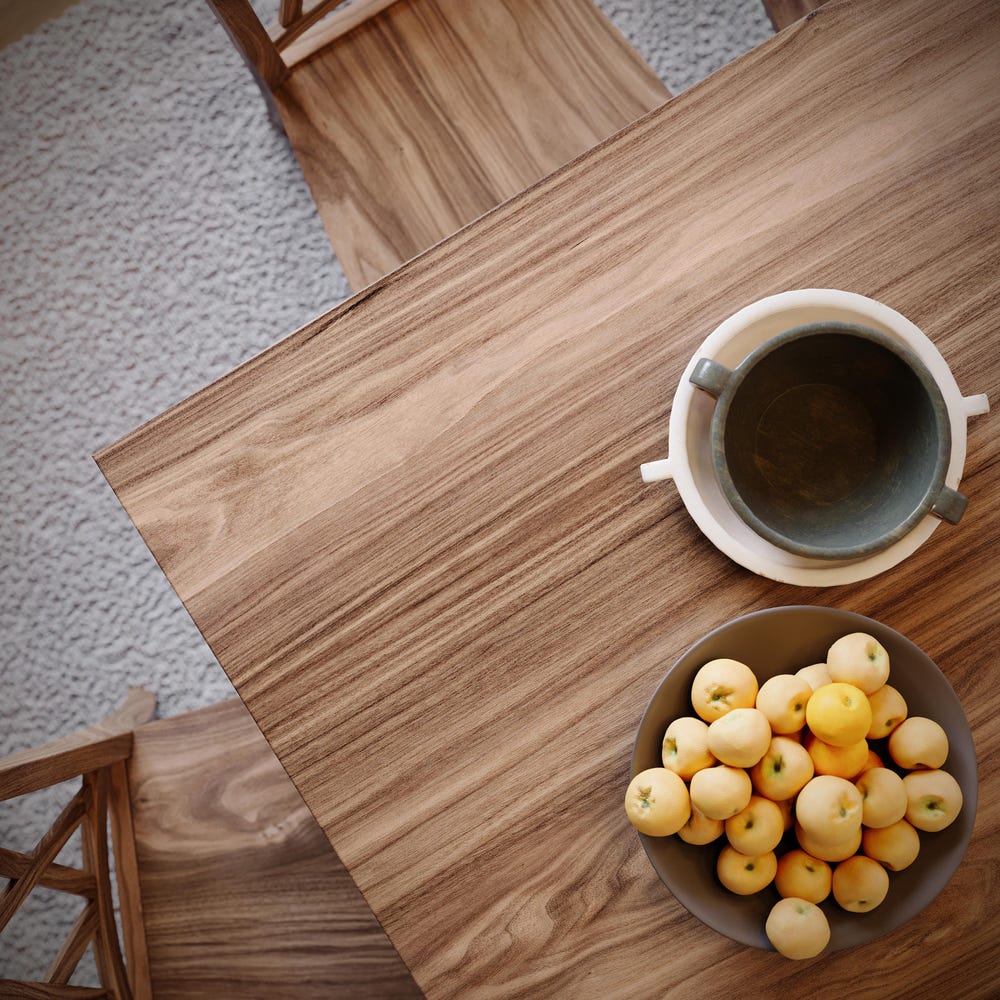 The Welker Walnut Dining Table, Handcrafted Solid Wood Dining Table, Family Dining Table