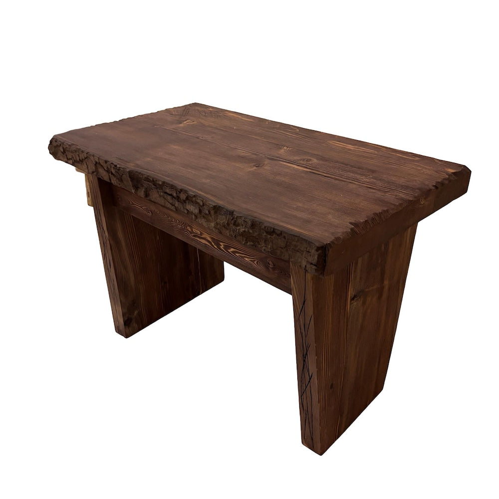 Custom Handmade Rustic Wooden Bathroom Vanity - Farmhouse Style Sink Shelf with Live Edge Reclaimed Handcrafted cabinet Wood Country Style