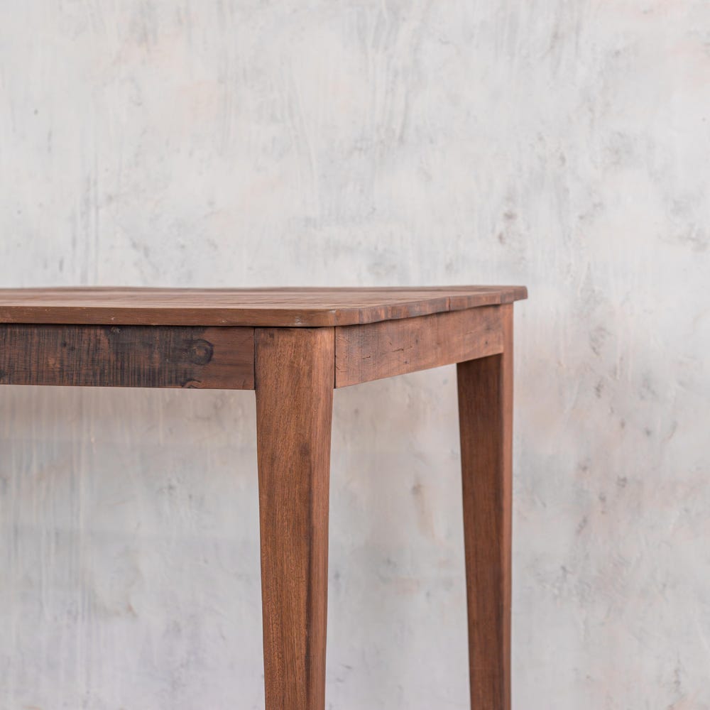 Barnwood Breeze Dining table | Kitchen Dining table | Vintage Farmhouse table  | Carved Legs | Customizable | Reclaimed wood | Tapper Legs