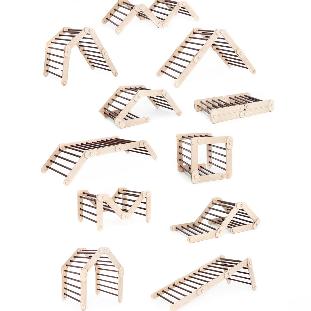 DARK CLIMBER, modifiable triangle, Montessori, climbing, toddler triangle, climbing triangle, transformable triangle.