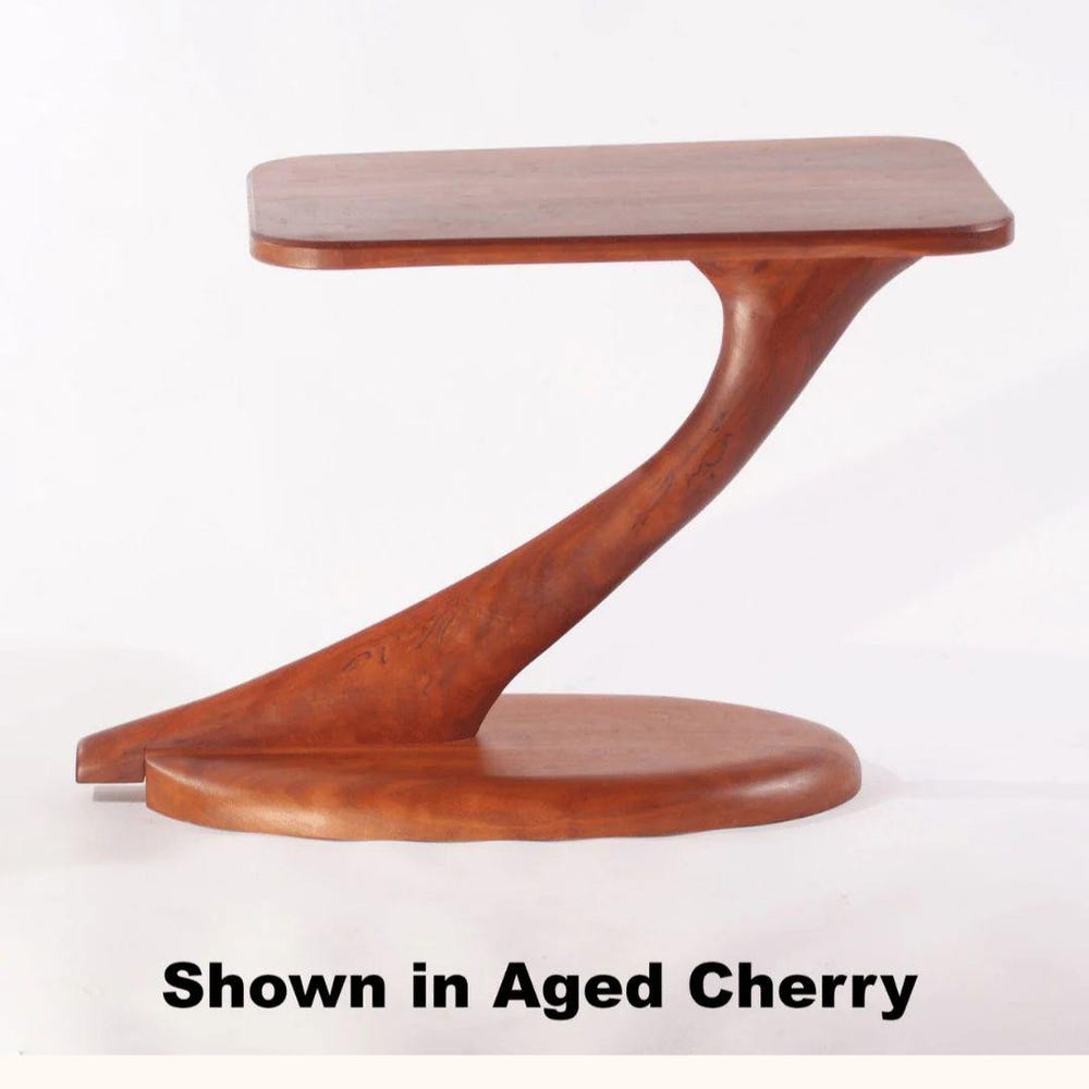 Cantilever Side Table | CHERRY QUICKSHIP | Mid Century Modern Side Table | Modern Night Stand | Wood Side Table and End Table