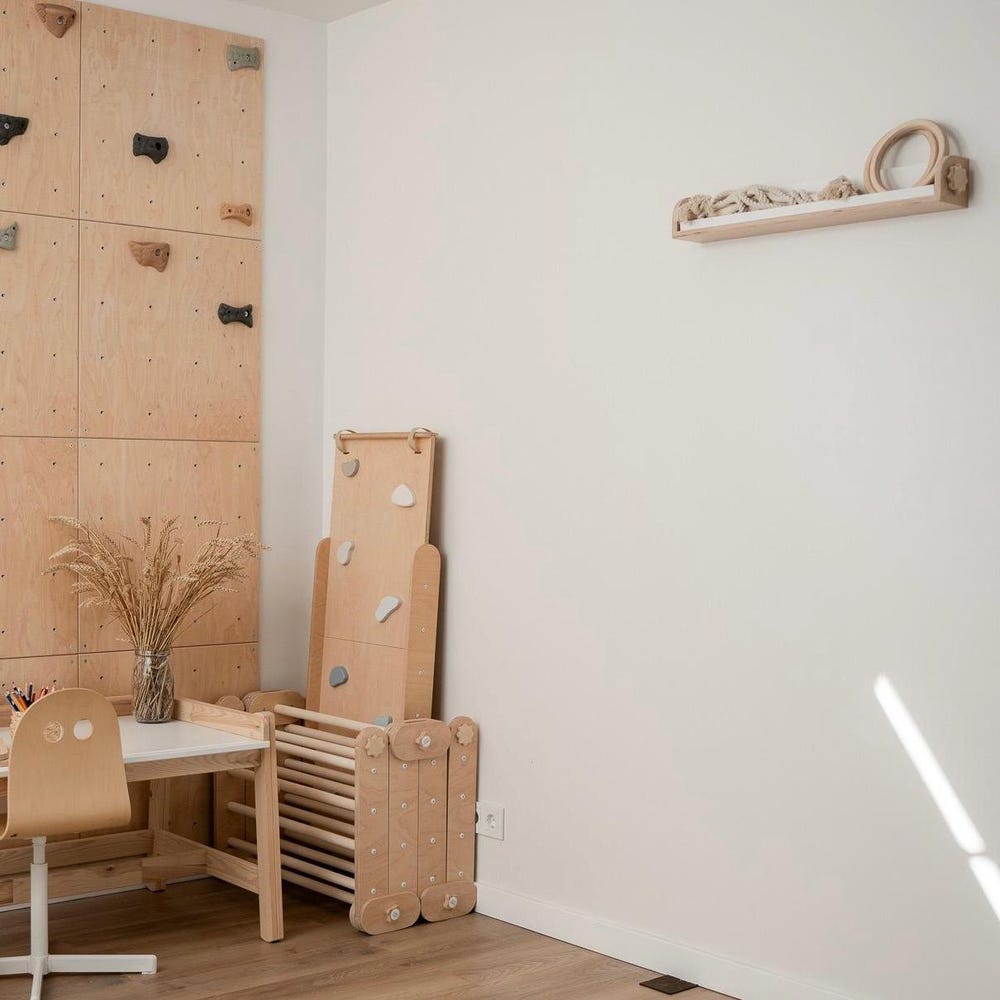 Wall Mount, stall bar maker, convert your HM Climber to Swedish wall,  easy take-off and put back on the wall, wall hanger