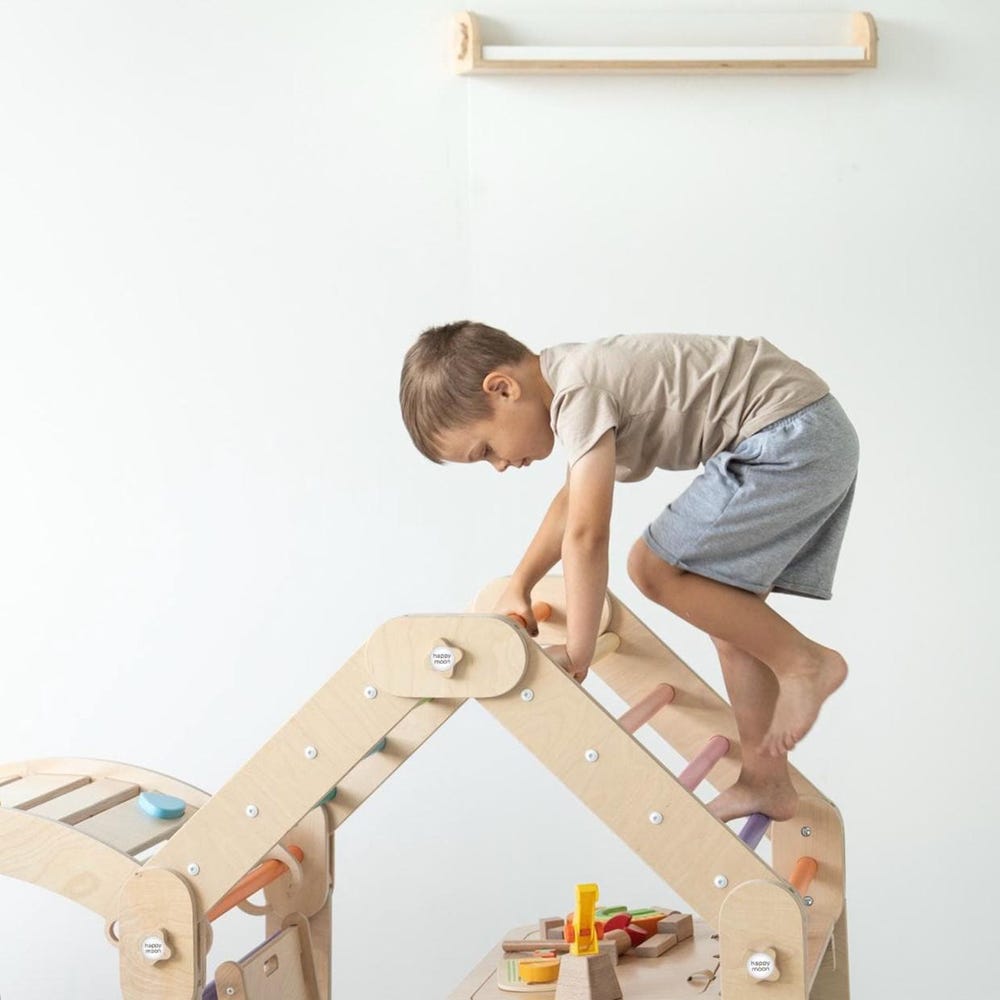 Wall Mount, stall bar maker, convert your HM Climber to Swedish wall,  easy take-off and put back on the wall, wall hanger