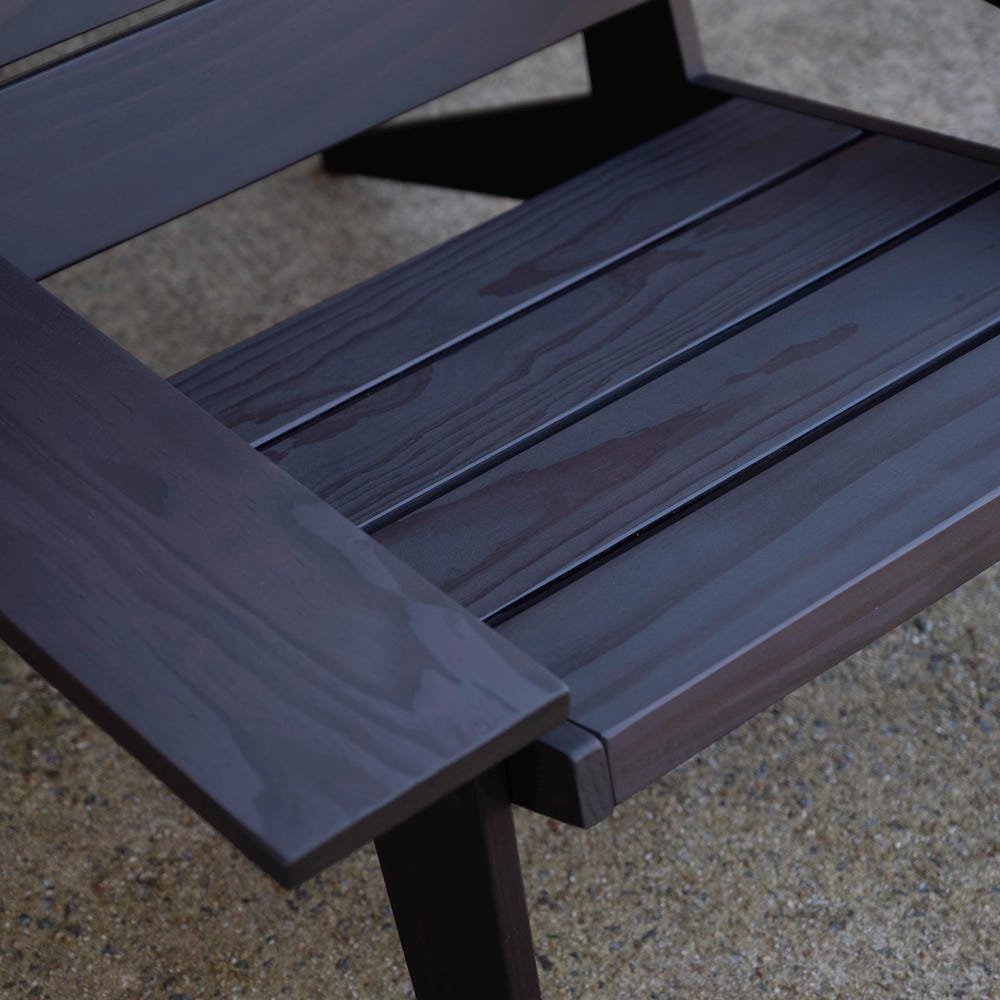 Adirondack Chair - modern lounge chair - firepit chair - outdoor armchair - patio chair