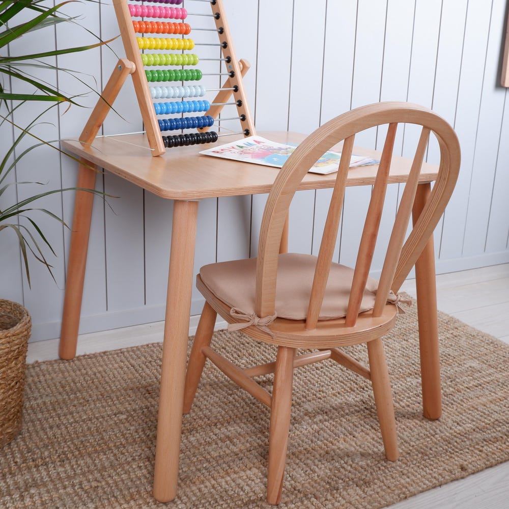 Customizable Montessori Wooden Kids Table, Windsor Chair & Bench – | Special production and offers are made for commercial areas.