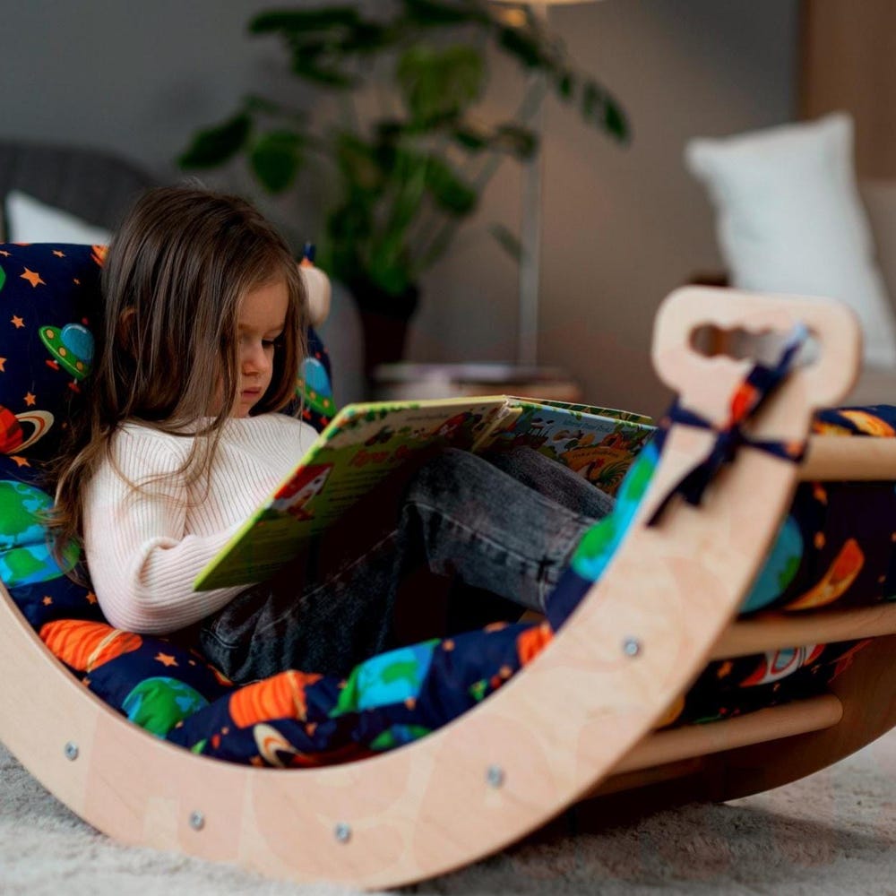 Baby Gift Cotton Cushion for Montessori Arch, Waldorf Soft Play Equipment Climbing Arch Pillow, Kletterbogen Kissen Handmade