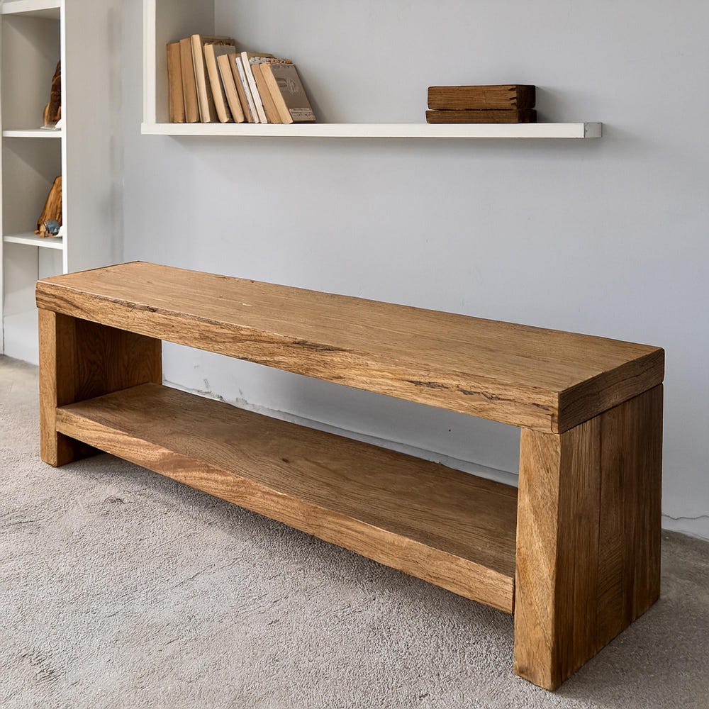 Custom Rustic Wooden Console Table – Handmade Farmhouse Live Edge Solid Wood Entryway Hallway Dresser – Narrow Handcrafted for Living Room