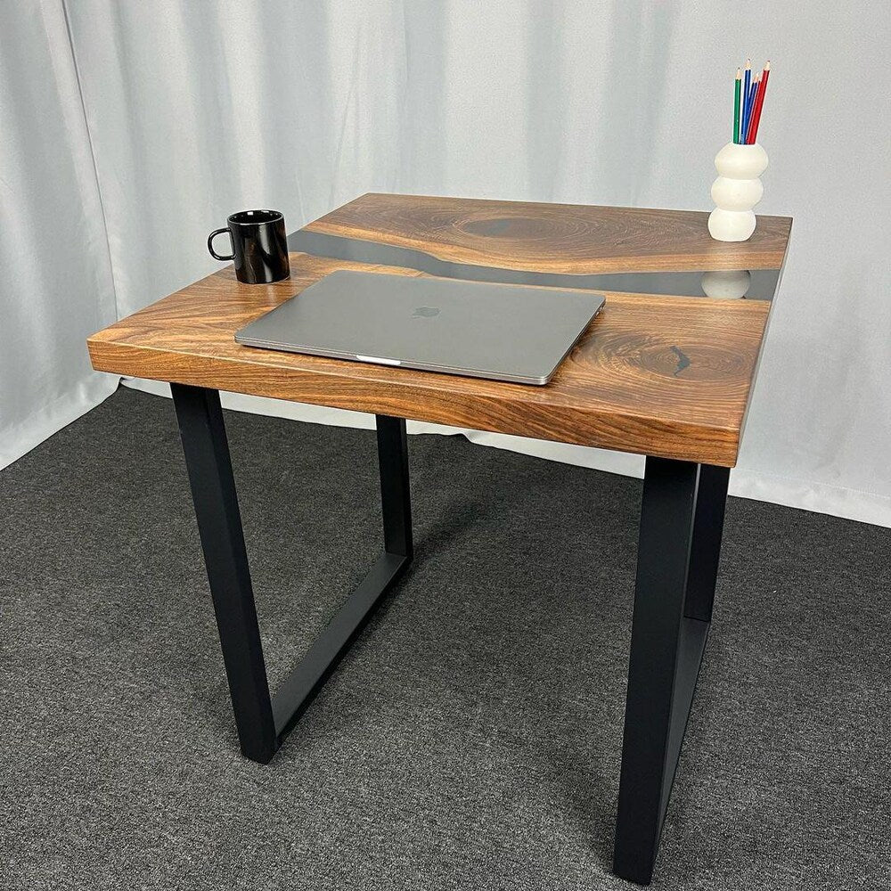 Epoxy TableTop ,Luxury dining Table, sofa, Side center table top Live Edge Walnut Table, Custom Order, Epoxy Resin River Table, Natural Wood