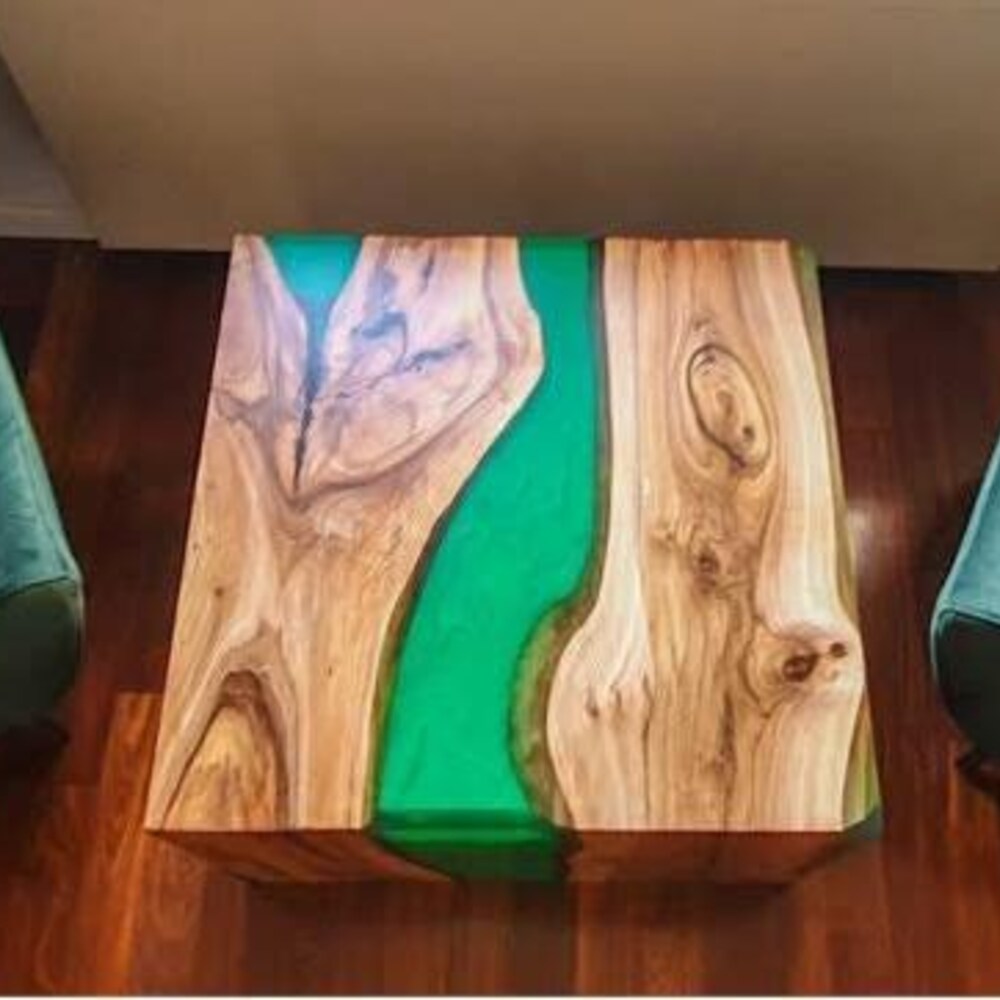 Epoxy TableTop ,Luxury dining Table, sofa, Side center table top Live Edge Walnut Table, Custom Order, Epoxy Resin River Table, Natural Wood