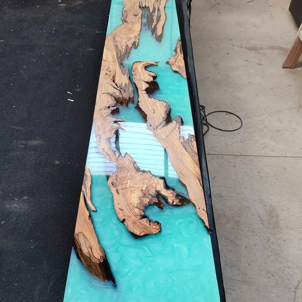 Epoxy TableTop ,Luxury dining Table, sofa, Side center table top Live Edge Walnut Table, Custom Order, Epoxy Resin River Table, Natural Wood